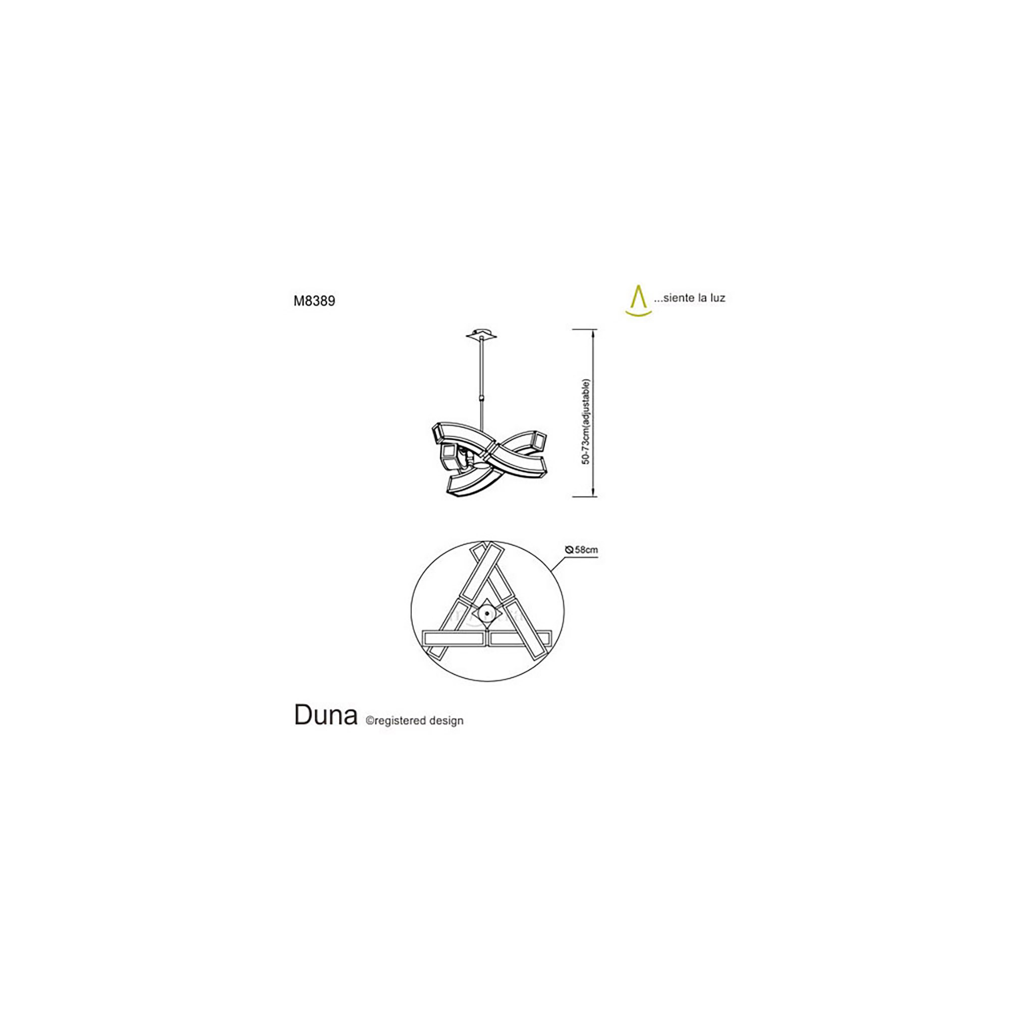 Duna GU10 Ceiling Lights Mantra Multi Arm Fittings